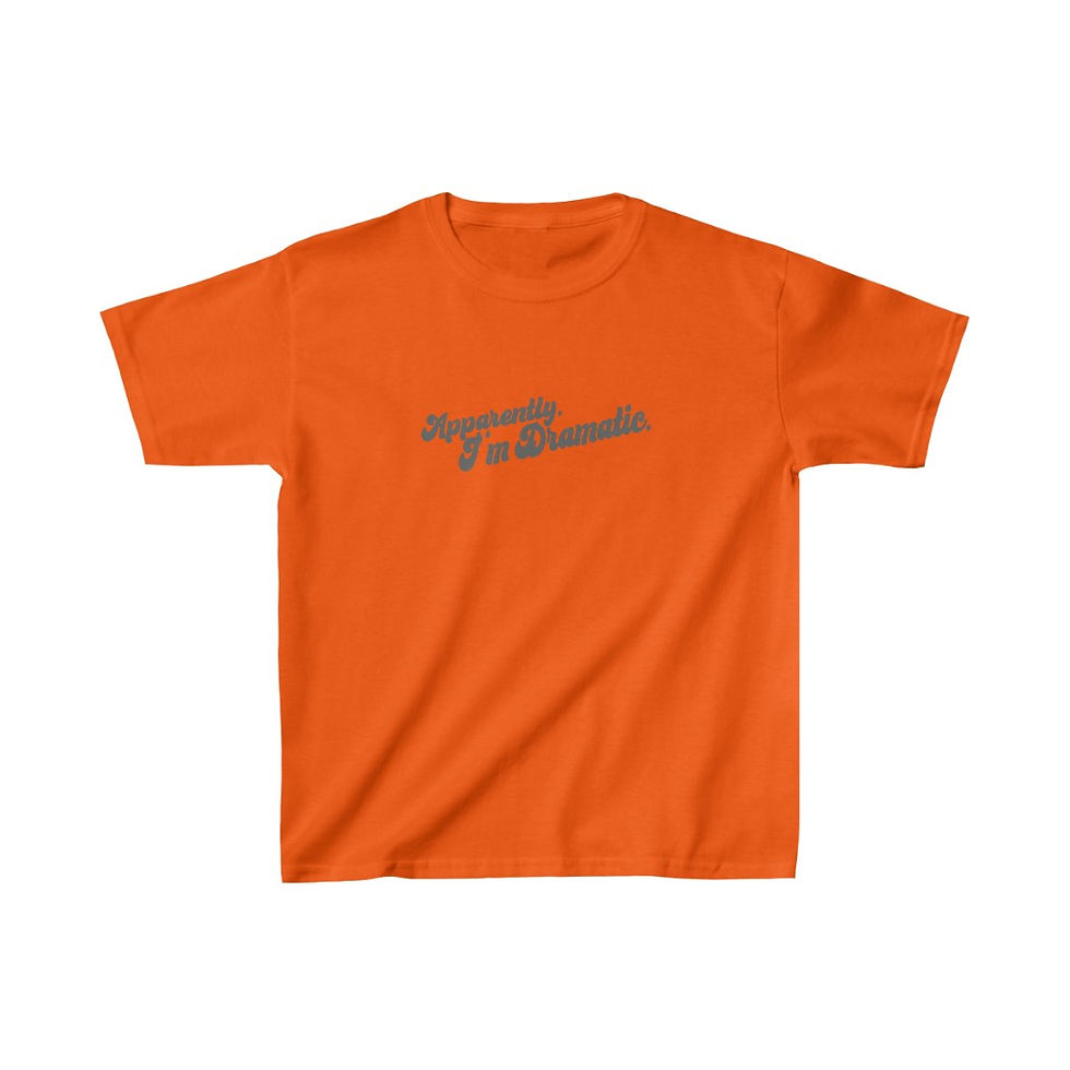 Thumbnail: Apparently, I'm Dramatic Kids Heavy Cotton™ Tee