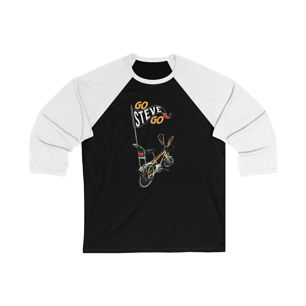 Thumbnail: Go Steve Go 3\4 Raglan Tee