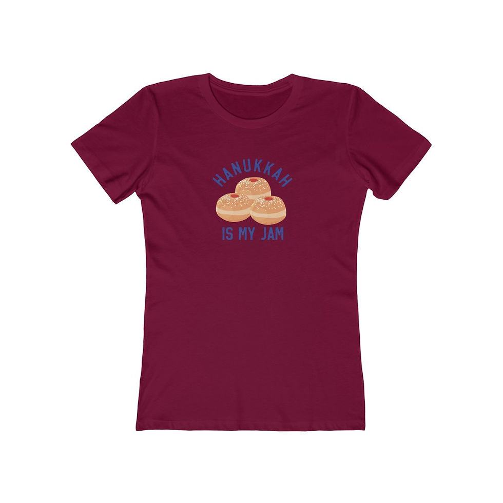 Thumbnail: Hanukkah is my Jam The Boyfriend Tee
