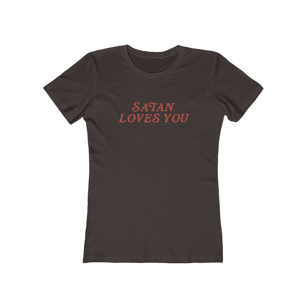 Thumbnail: Satan Loves You - Boyfriend Tee