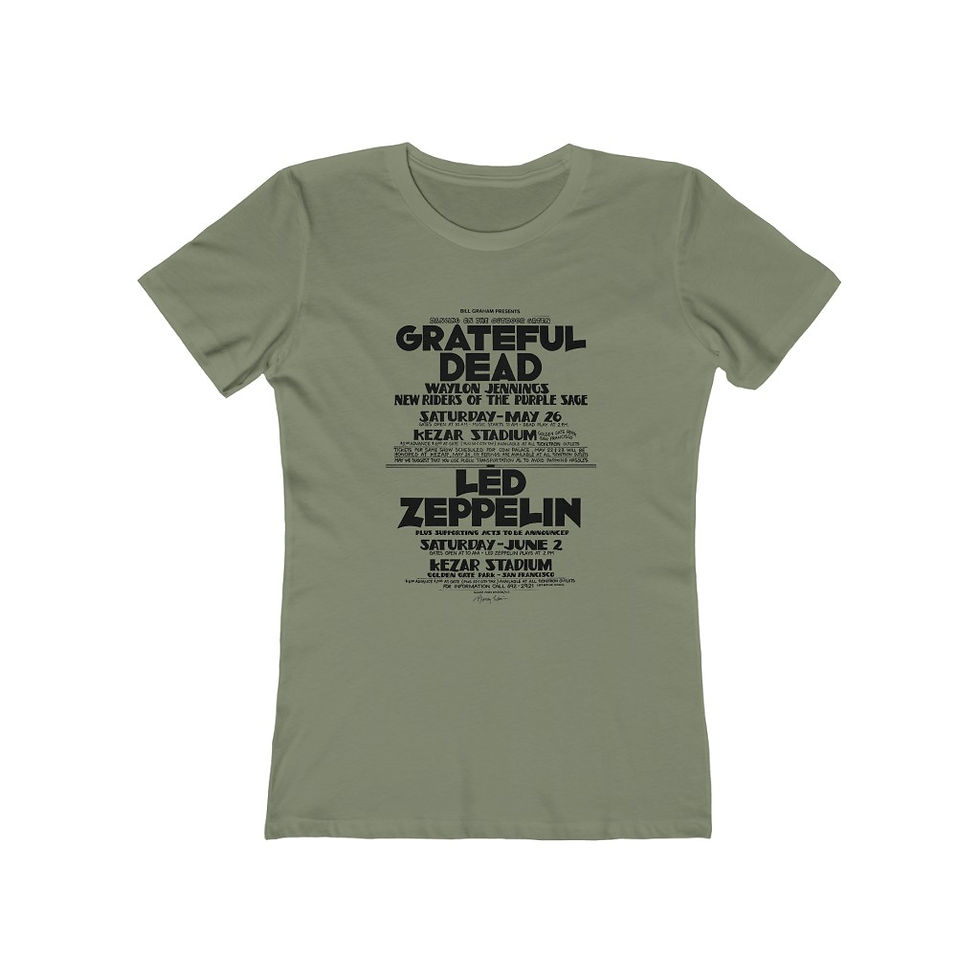 Thumbnail: Grateful Dead/ Led Zeppelin The Boyfriend Tee