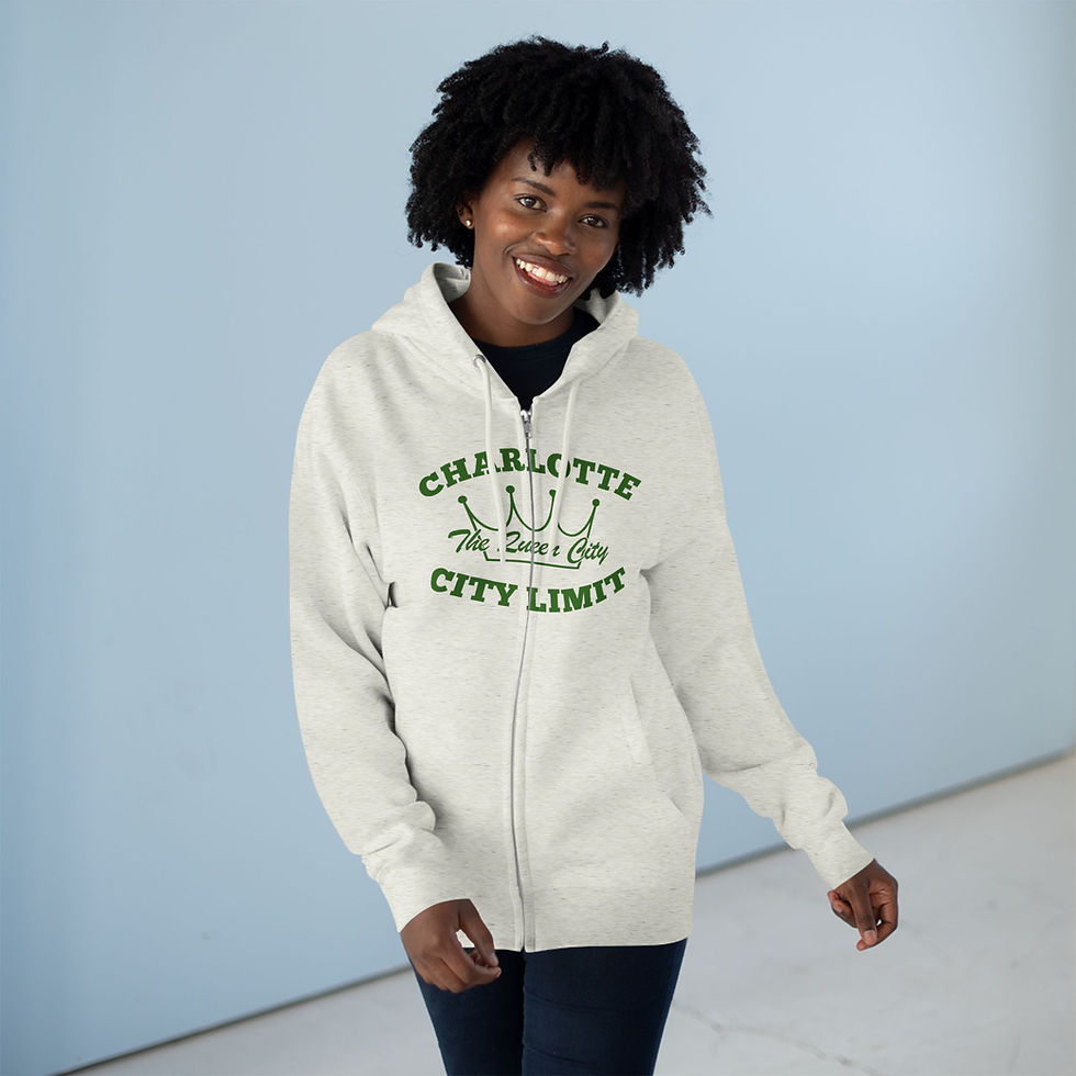 Thumbnail:  Queen City Limit Zip Hoodie, Unisex Sweatshirt, Graphic Hoodie