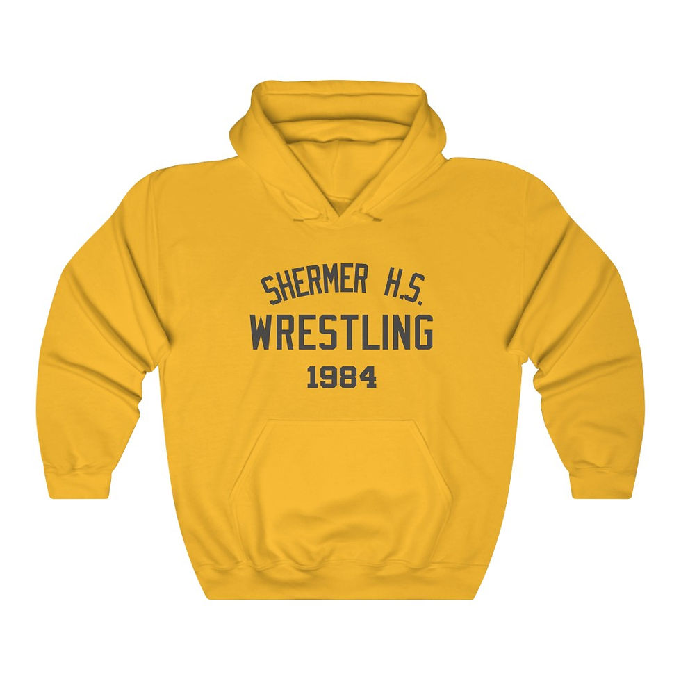 Thumbnail: Andrew Clark Shermer H.S. Wresting Team Unisex Heavy Blend™ Hooded Sweatshirt