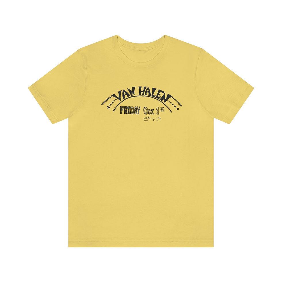 Van Halen Friday Oct. 1st