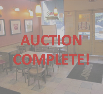 subway restaurant, sandwich shop, sandwich equipment, deli equipment, nj auctioneers, new jersey auction house
