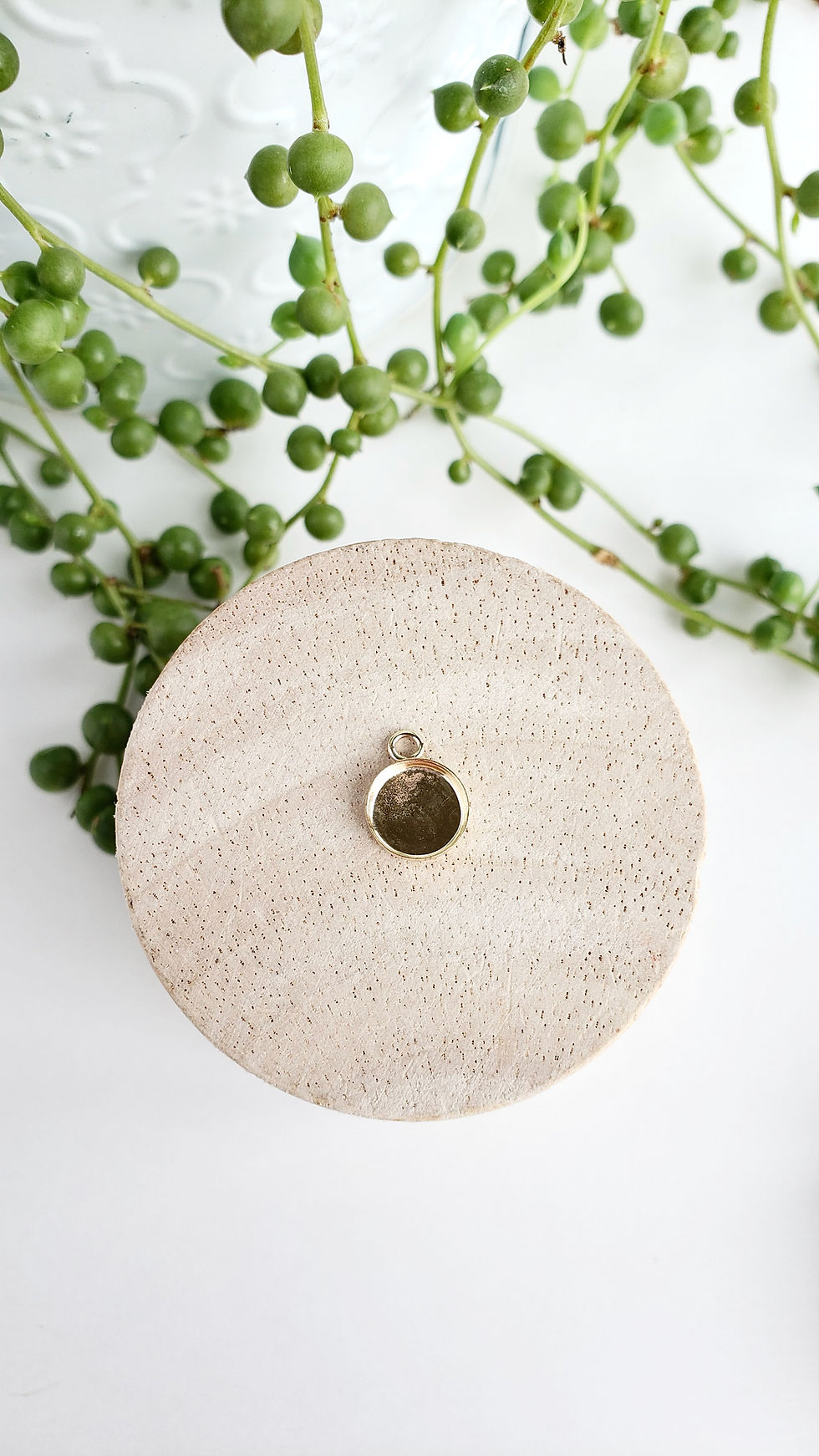 Thumbnail: 8mm Round Gold Filled Pendant