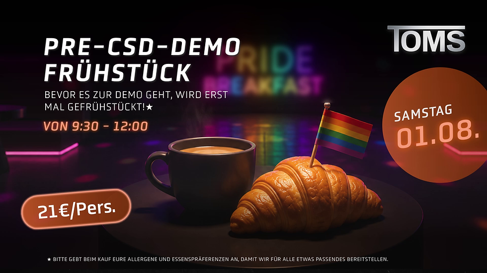 Pre-CSD-Frühstück