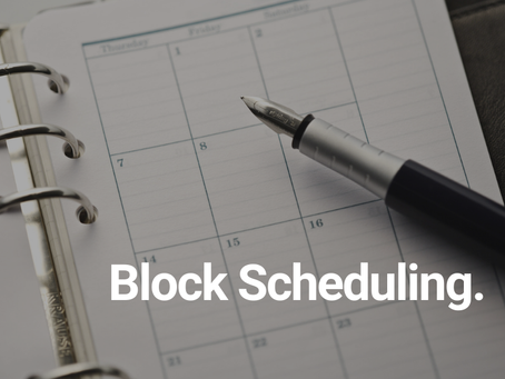 Block Scheduling
