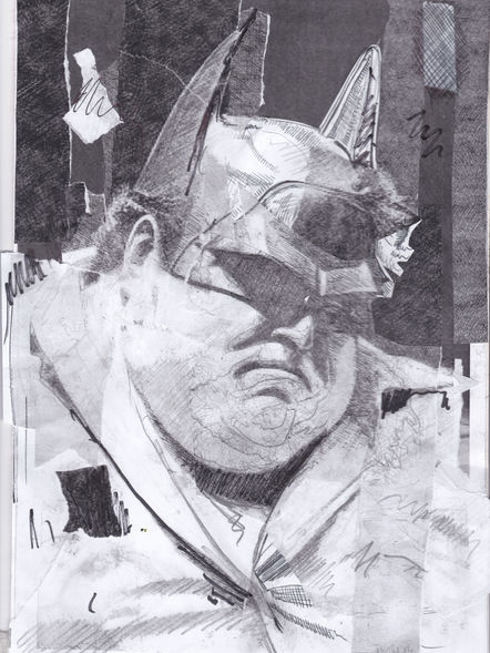 A Mixed Media Artwork by Visual Artist, Adilson De Oliveira, from his series, 'No Change,Take Chappies!'