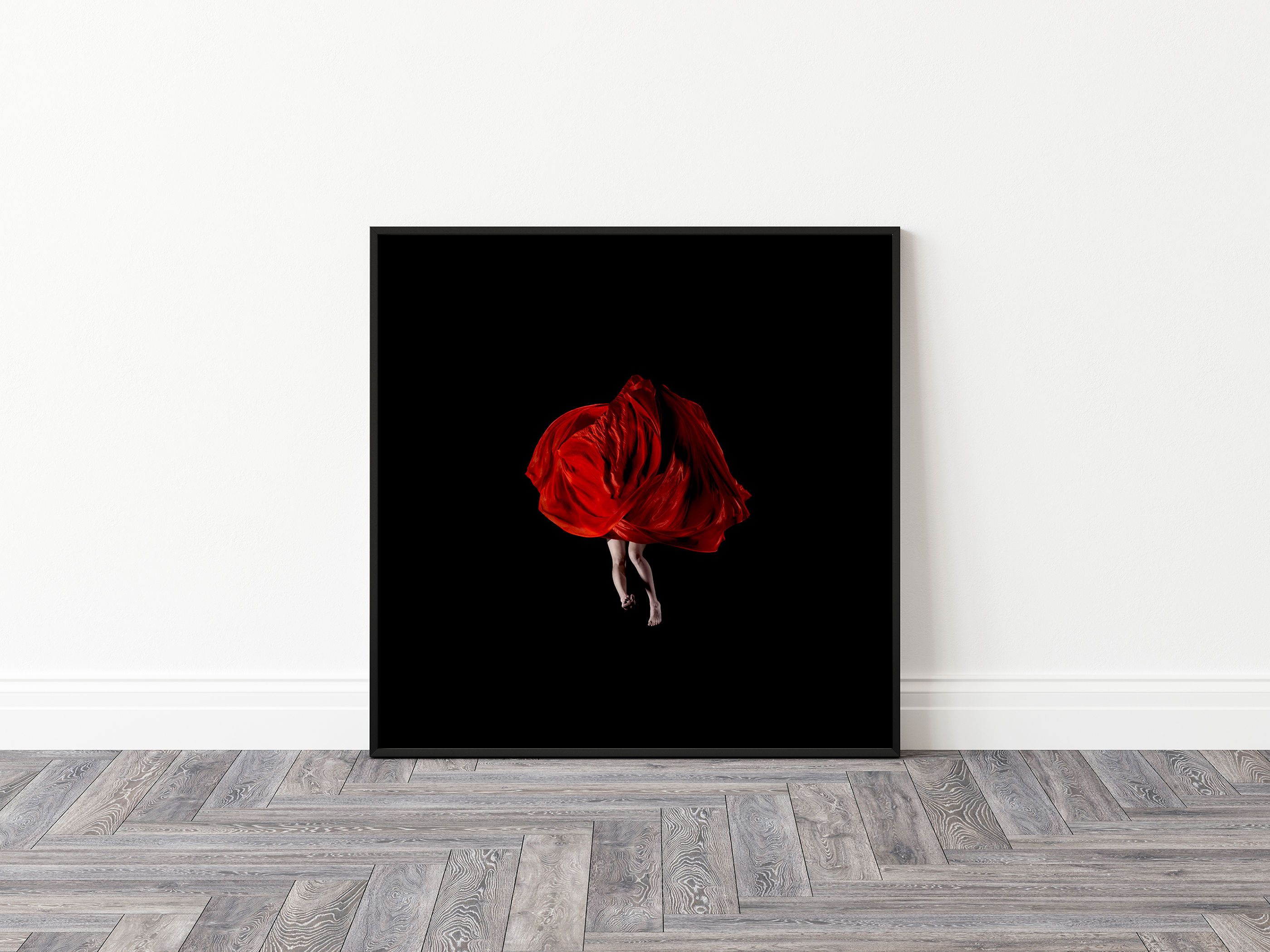 A girl in the air | Jelly Fish