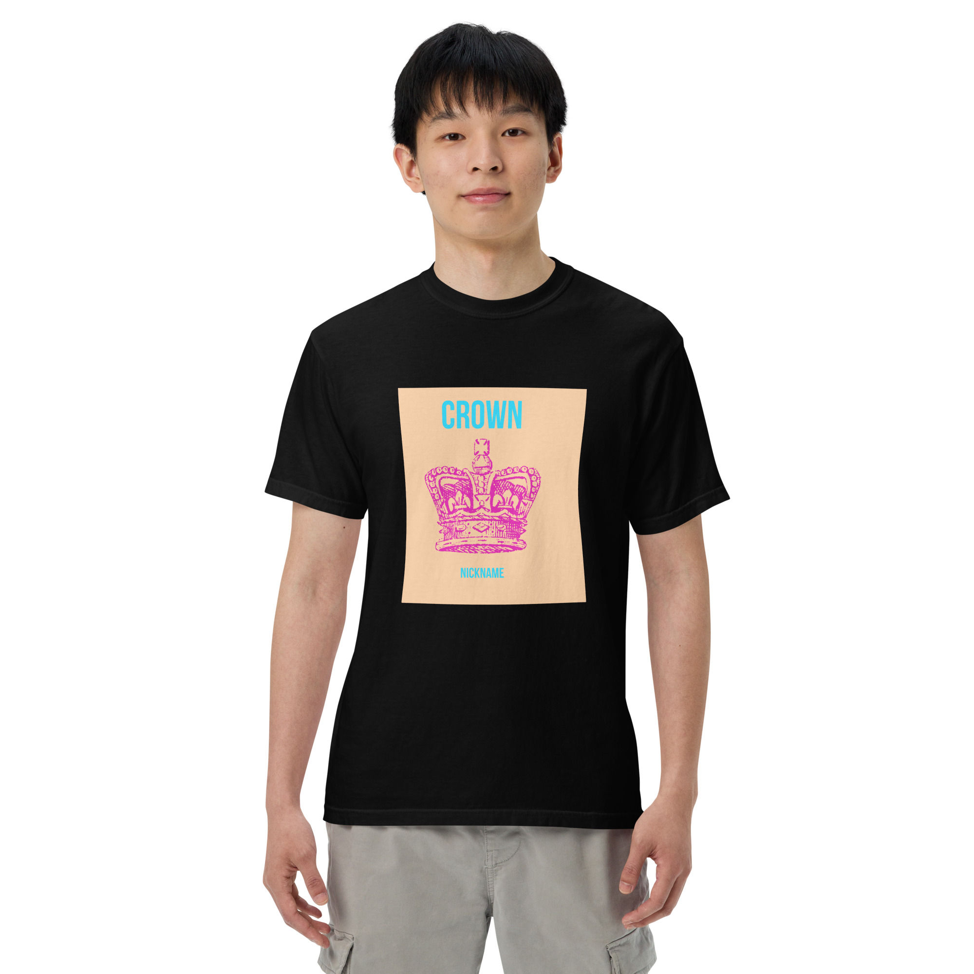 "crown" Unisex heavyweight t-shirt