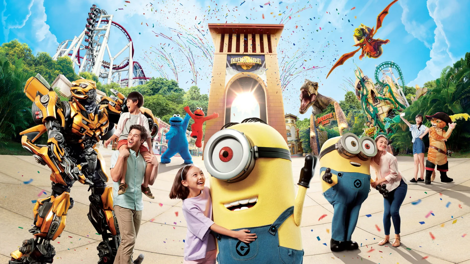 Rides and attractions at Universal Studios Singapore (USS)