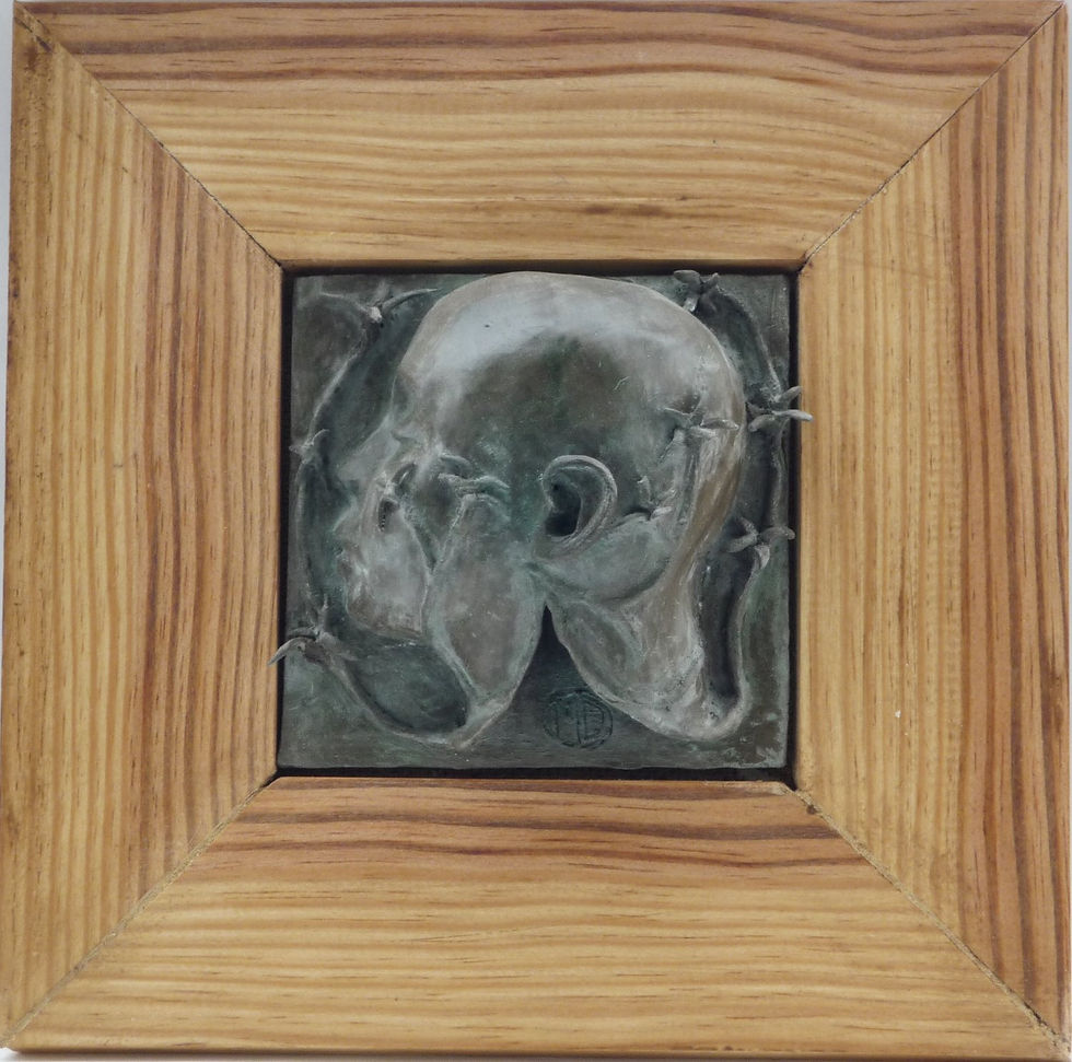Médaillon aux petites herbes, 20x20x