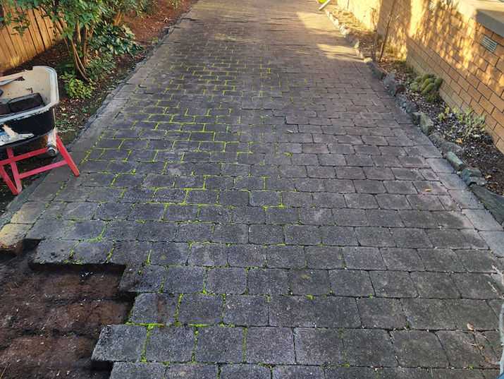 Before and after landscaping project 3 in Canberra: before photo