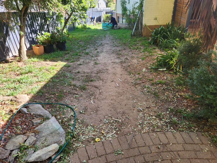 Before and after landscaping project 9 in Canberra: before photo 2
