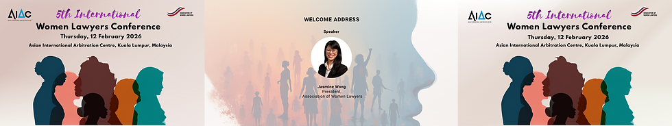 Welcome Address | Jasmine Wong Kah Man | 5th International Women Lawyers Conference 2026
