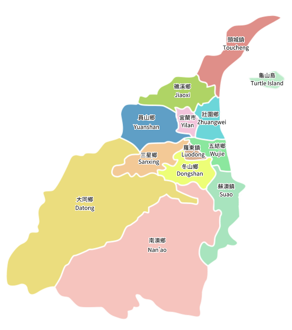 Yilan Map