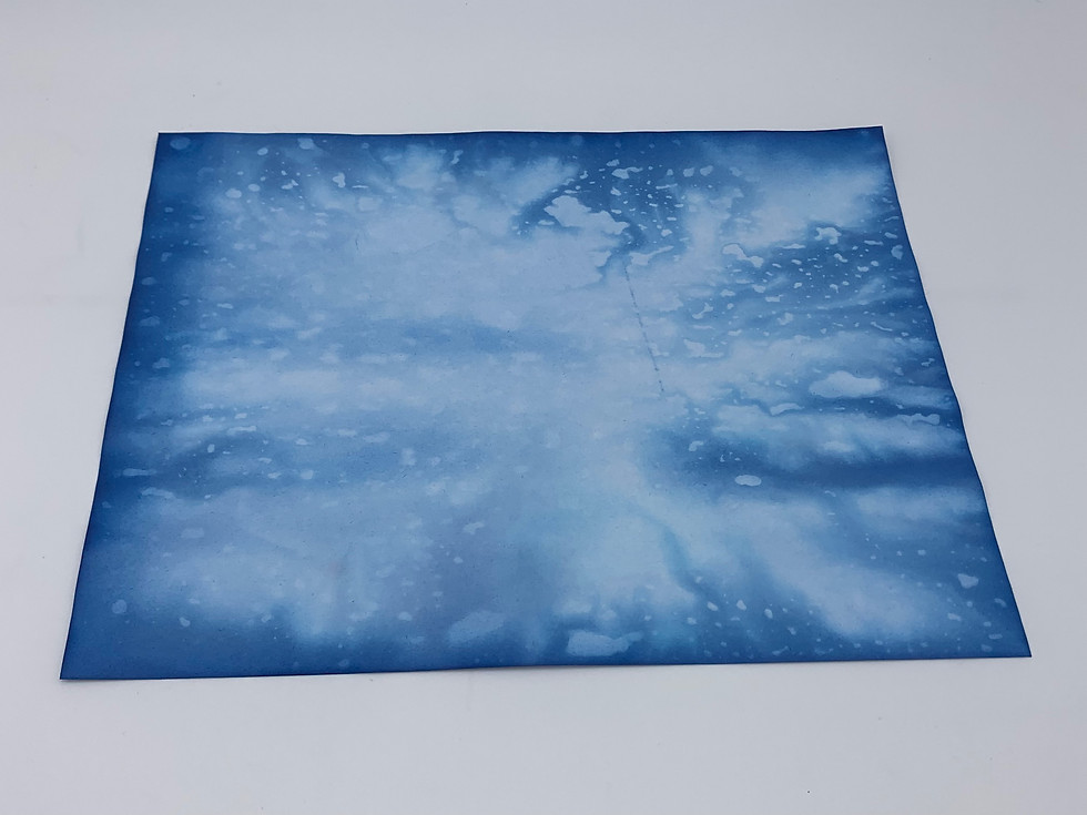 Thumbnail: Blue Rit Hand Dyed Paper 