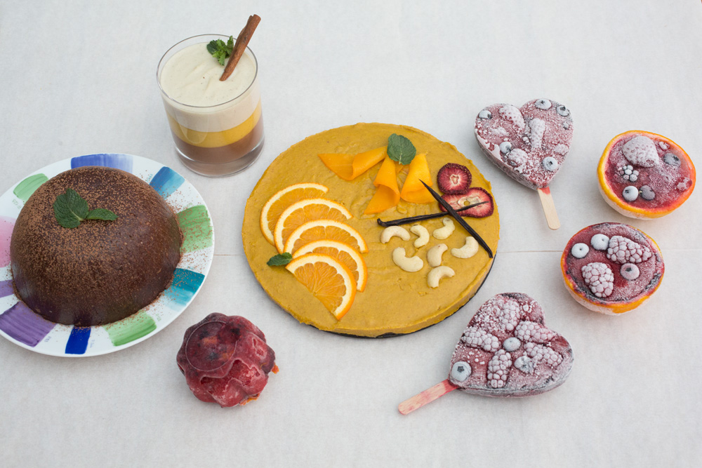 Arranged Food and Objects