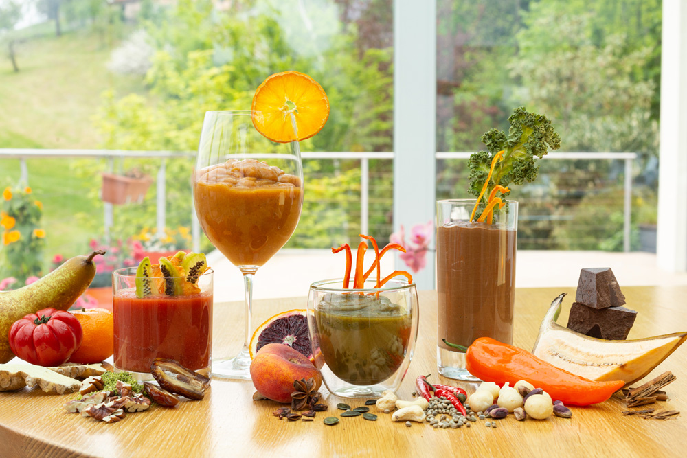 Arranged Food and Objects