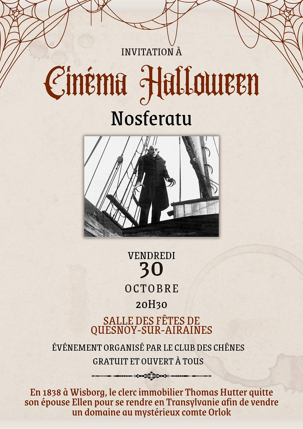 Soirée ciné Halloween