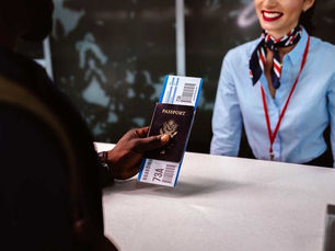 airport desk