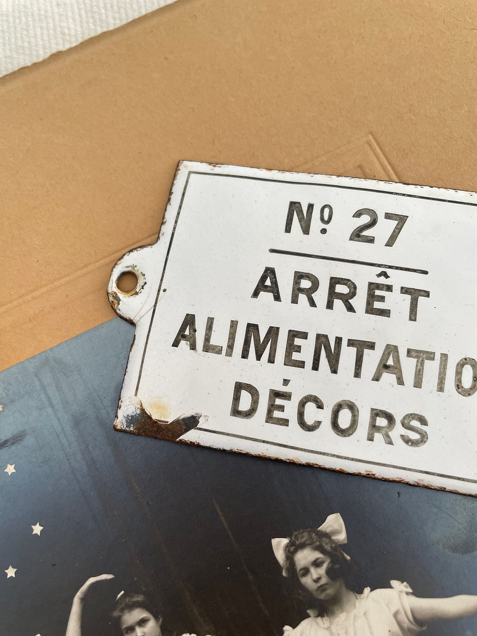 Miniature : Anciennes plaques émaillées de théâtre 