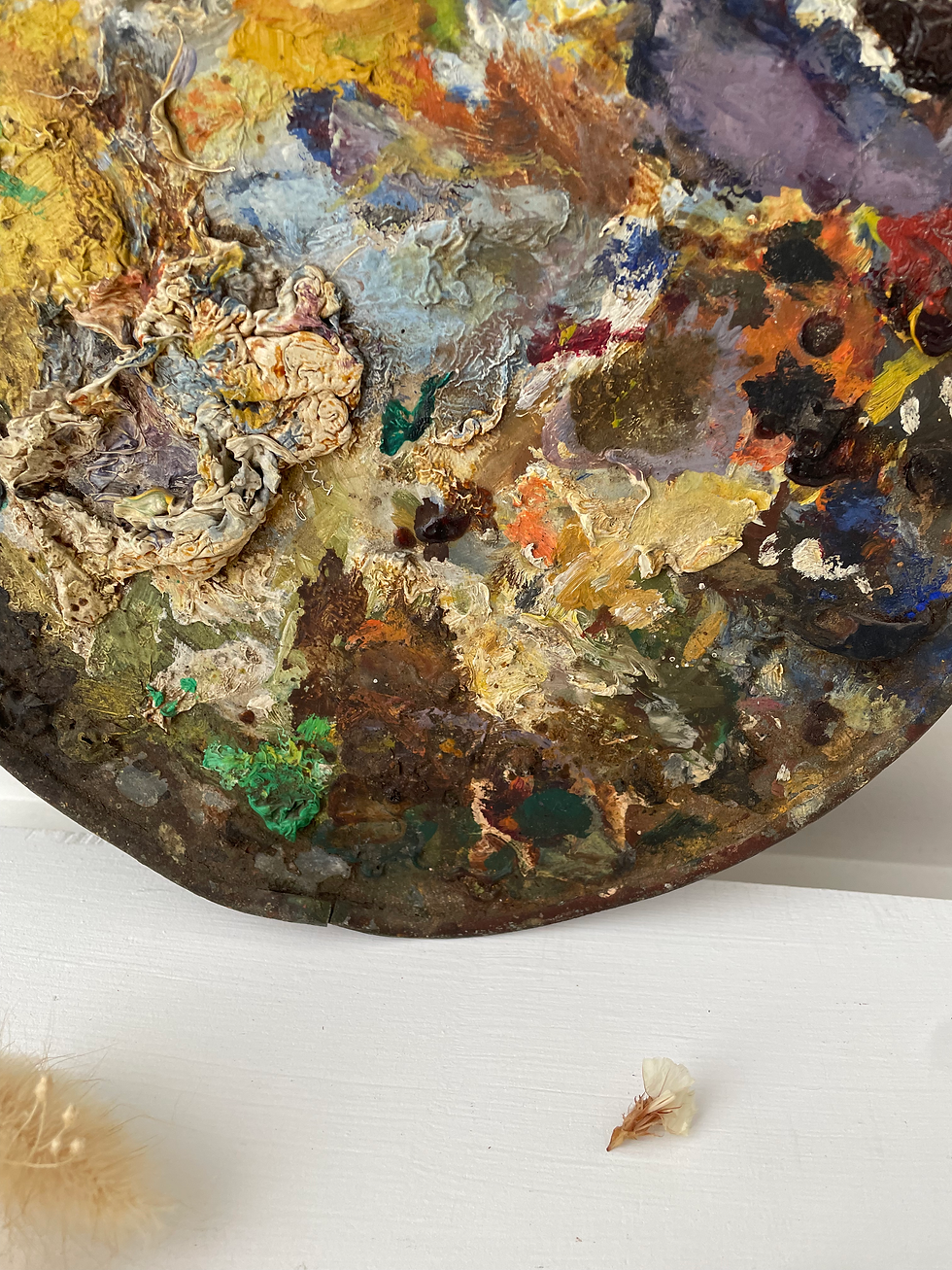 Miniature : Palette peintre métal (39x26,5)