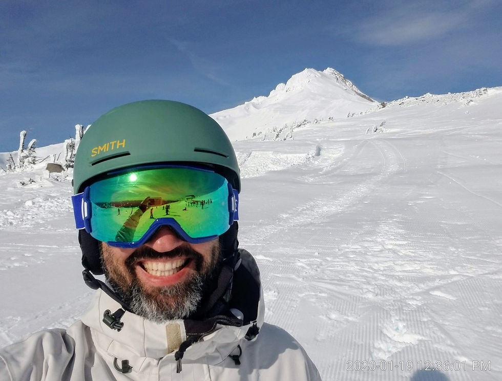 Snowboarding Hood Meadows