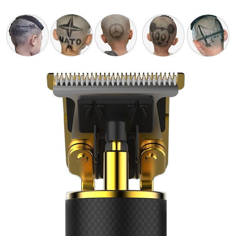 Miniatura: Máquina De Cortar Cabelo Para Barba Masculina Designer Aleatório Elétrico Profis