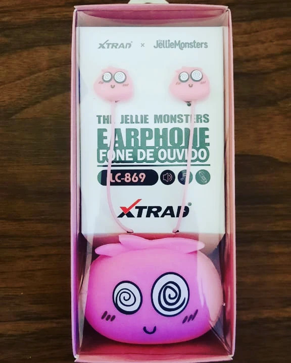 Miniatura: Fone de ouvido desenho cartoon infantil earphone lc-869