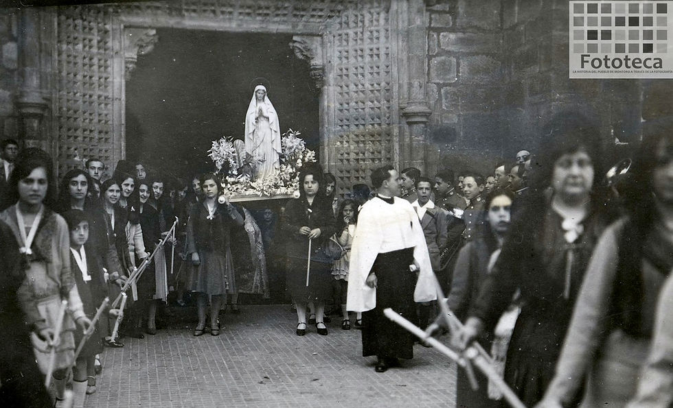 Procesión de la Virgen de Lourdes