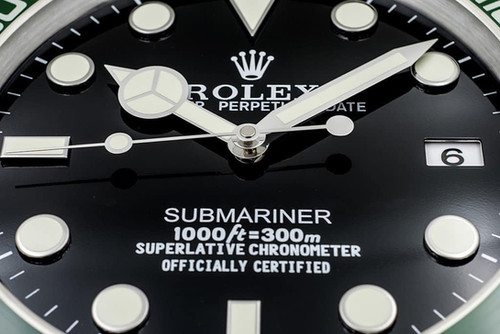 Rolex Submariner Green Style Wall Clock - Buy Now | Wclocks