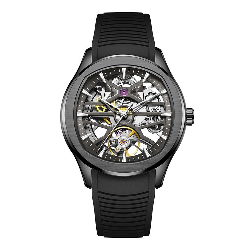DG Spectra Skeleton Rubber | Automatic Watch – 40mm