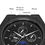 Miniatura: gp style watch, annual calendar watch, 43mm quartz watch, luxury quartz watch, designer men’s watch, classic wristwatch,