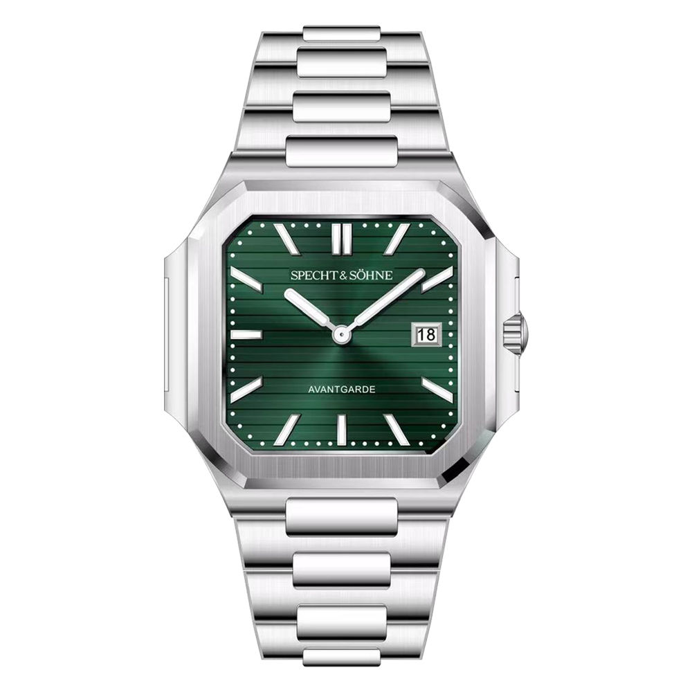 Stainless Steel Roman Numeral Watch