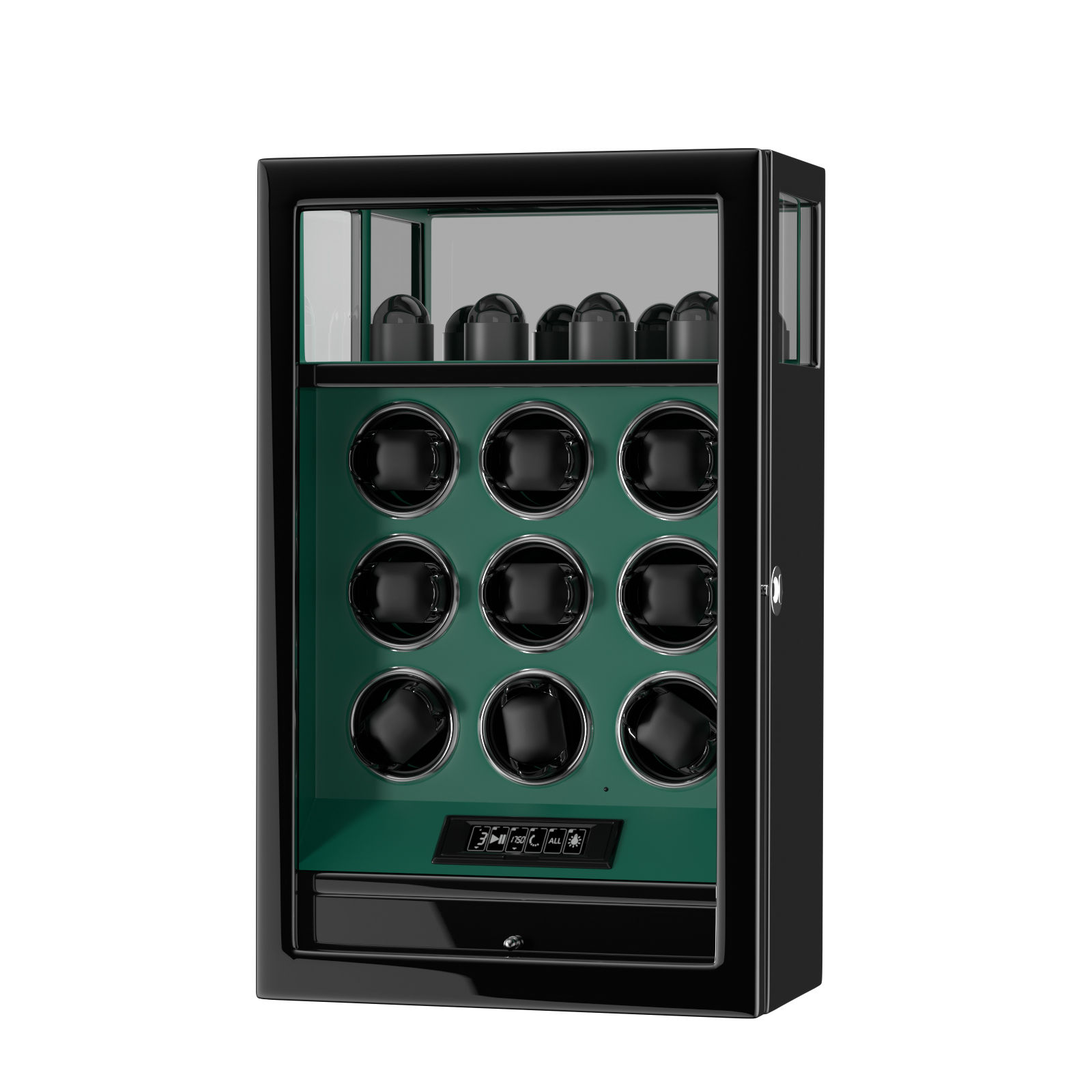 luxury watch winder, 9+4 watch winder, fingerprint watch winder, automatic watch winder, mechanical watch winder, premium