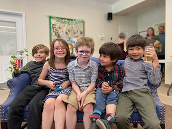 kids at coffee hour