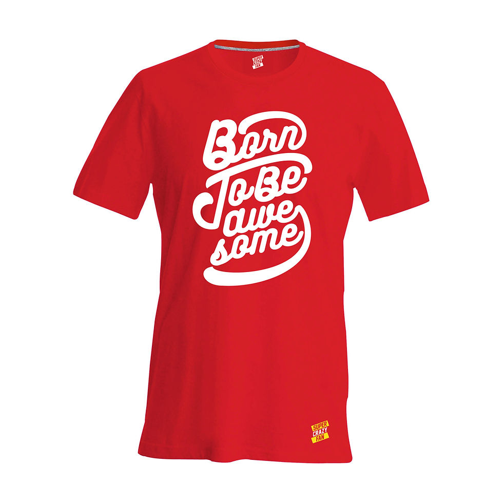 Miniatura: T-shirt Born To Be Awesome