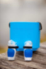 Miniatura: Maska do inhalacji dla konia ELASTIC EQUINEINHALER Glacial Blue