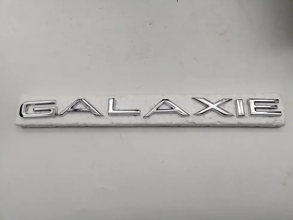 Miniatura: Ford Galaxie Fender Letters Emblems Vintage 1966 pair emblem 