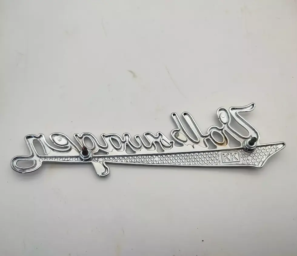 Miniaturbild: VW BUG BEETLE TYPE1 vintage EMBLEM REAR HOOD Nameplate Script Written Logo Style