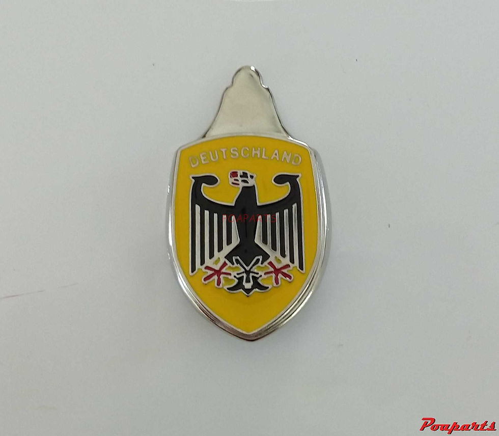 Thumbnail: Emblema brasão capo fusca deutschland amarelo aguia