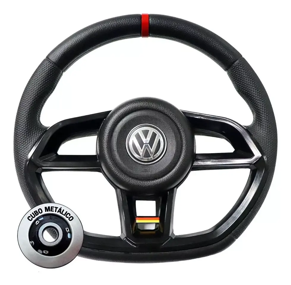 Steering Wheel VW Golf Jetta Mk3 Black Mk7 Style