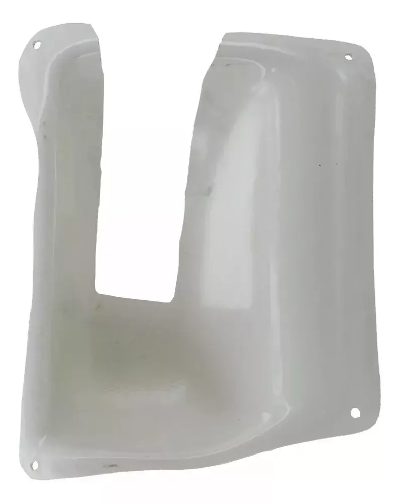 Miniaturbild: VW Brasilia tailgate Hinge Covers White rear trunk