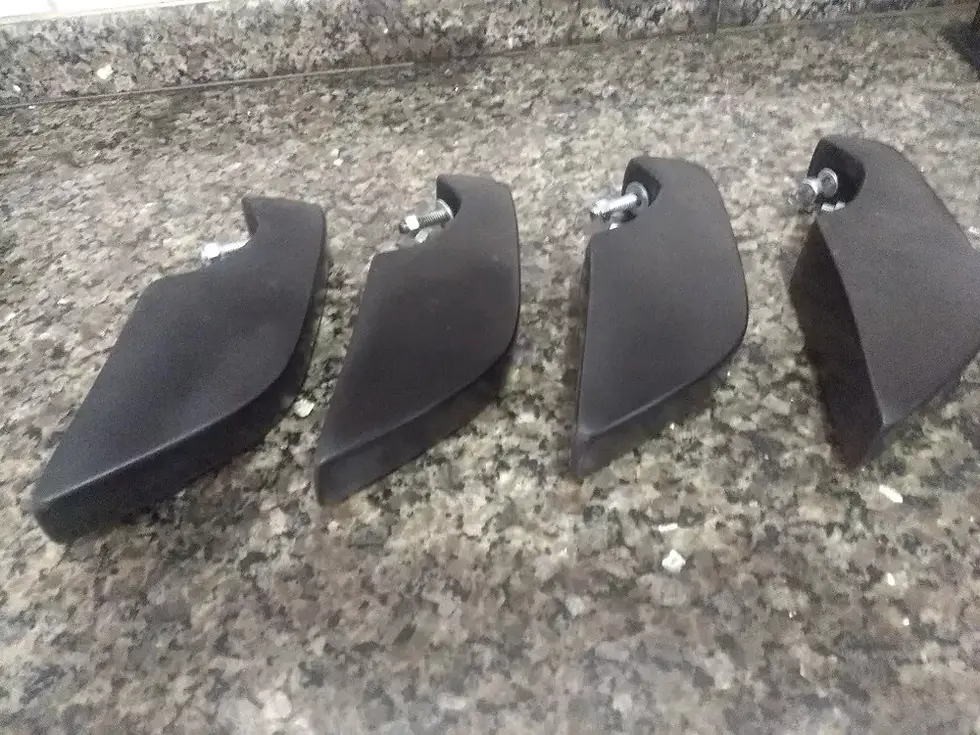 Miniatura: set bumper guard front rear Brazilian Chevrolet Chevette - Opel Rekord C