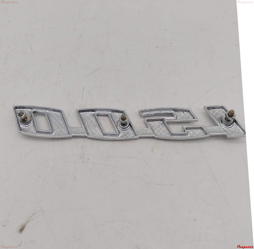 Miniatura: Emblema Fusca Kombi 1500 Tampa Motor Em Metal Cromado
