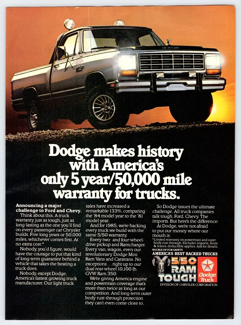 Miniatura: DODGE RAM D350 DUALLY V8 1985
