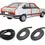 Miniatura: Volkswagen Passat B1 Set Windshield Glass Rubber Seal - doors, trunk and molding