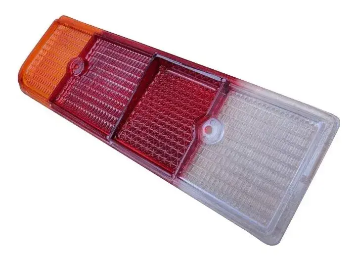 Miniaturbild: tail light lens pair Opel kadett C  Brazilian Chevrolet Chevette red amber clear